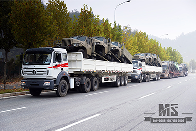 Batch of Dongfeng EQ2082 Off-road Trucks Exported to Africa