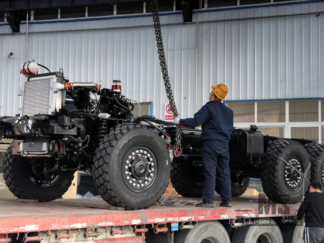 Type III Armored Vehicle Chassis Delivered to Customer