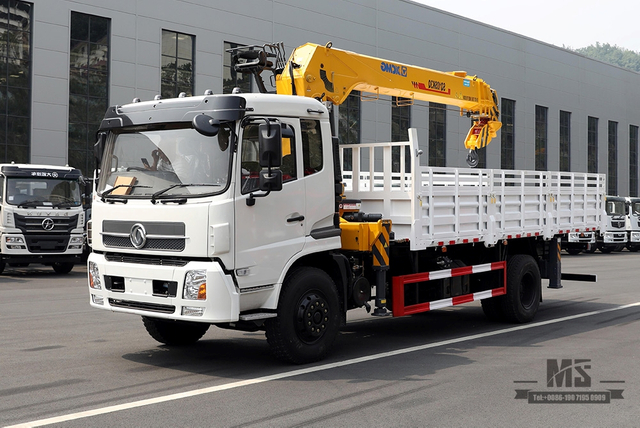 10 Tons Four-section Arm Truck-mounted Crane_SQ10SK3Q Straight Arm Crane Truck-mounted Lifting Transport Truck_ Truck-mounted Crane Modification Manufacturer Dongfeng Vehicle