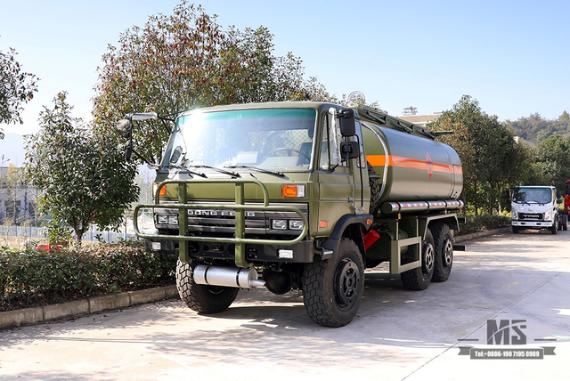 190HP Dongfeng EQ2102 Tanker Truck _Dongfeng Six-wheel drive Off-road Special Chassis Modified 8~10m³ Tanker Truck_Export Special Purpose Vehicle