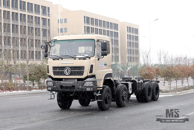 Dongfeng 8X8 Truck Chassis_Dongfeng 450 HP 8WD Camel Grey Off-road Vehicle Chassis_Dongfeng All-Wheel Drive Convertible Chassis_Truck Chassis Exporting Factory