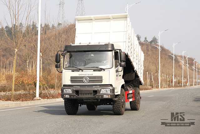 Dongfeng Four Wheel Drive 13T Dump truck_210hp 4x4 Mining Tipper Truck container height off-road truck_Two-axle Export Special Purpose Vehicle