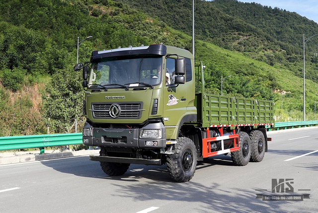 340hp Dongfeng Six wheel Drive Hercules Off Road Truck 6×6 Dongfeng Flat Head One and a Half Row Cargo Truck Vehicle AWD 6*6 Export Special Vehicle