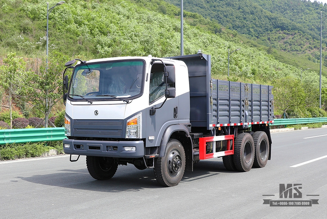 260hp Dongfeng 6*6 Tipper Truck_Six Wheel Drive Single Row Pointed Head Dump Truck Mining Trucks Conversion Manufacturer_Export Special Vehicle