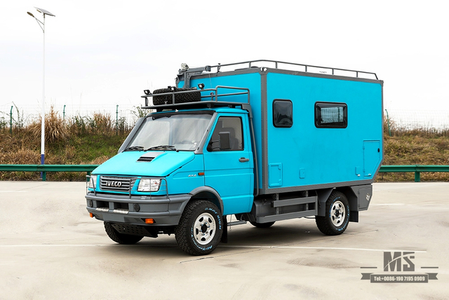 Iveco RV Four Wheel Drive Mobile Office Vehicle_4WD Off-road Touring Caravan For Sale_4*4 Outdoor Office Customised RV Export Special Vehicle 