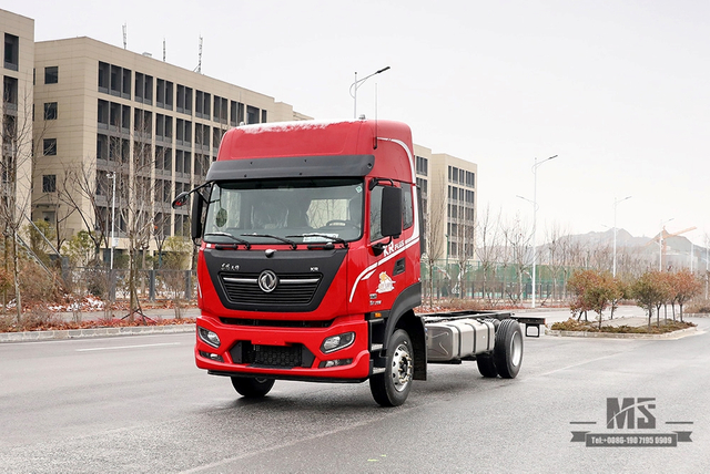 Dongfeng 4*2 290 hp Tianjin KR Off Road Truck Chassis_Flat Head High Roof Double Bedroom Cab Cargo Truck Chassis Conversion Manufacturer _Export Special Purpose Chassis