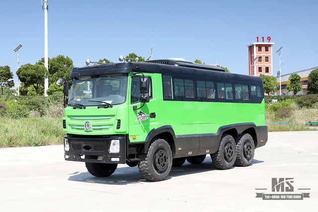 Dongfeng Six Wheel Drive Off-road Bus_6*6 All-drive 260hp County Bus 25-seat Bus_Modified Bus Export Special Vehicle
