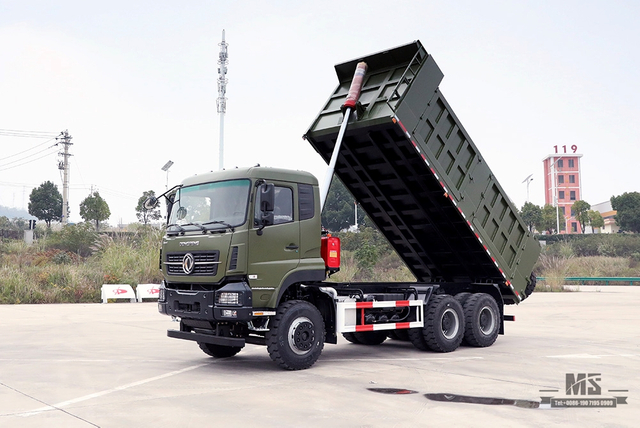 375hp Dongfeng 6*4 Dump Truck_Dongfeng Hercules 6x4 Flathead Row Half Tipper Truck For Sale_Export Special Vehicle