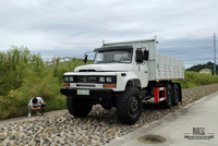 190hp Dongfeng Six wheel Drive EQ2100 Dump Truck_6×6 Pointed Head Single Row Constructiion Site Mining Tipper Truck_AWD Export Special Truck