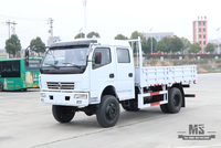 Dongfeng Four wheel Drive Light-duty Truck_Small Truck Customized Double Row Cab 4*4 Off-road Vehicle_Dongfeng Truck for sale Export Special Vehicle