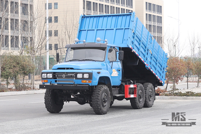 170 hp EQ2082 Dump Truck_Dongfeng six-wheel drive EQ2082 off-road Dump truck_Double glass 240 transport vehicle_6×6 pointed 25Y truck export special vehicle