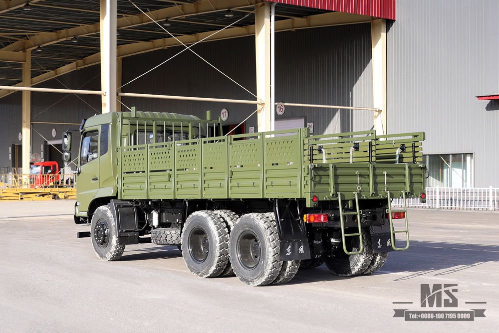 6x4 Dongfeng off-road truck_210 hp Flathead Row Half Cab Modification Transport truck_Dongfeng Cargo Truck Export Special Vehicle