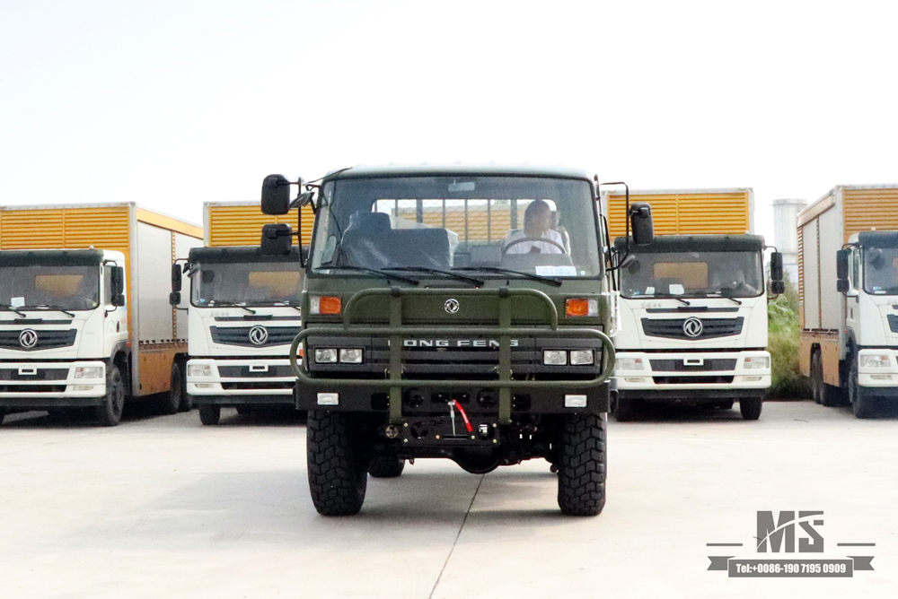 4*4 Dongfeng 2070 Off Road Truck_ 190hp One and a half 153 Cab Transport Truck for Sale_Dongfeng Four wheel Drive Export Special Vehicle