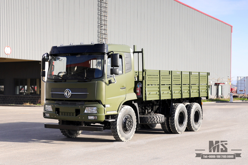 6x4 Dongfeng off-road truck_210 hp Flathead Row Half Cab Modification Transport truck_Dongfeng Cargo Truck Export Special Vehicle