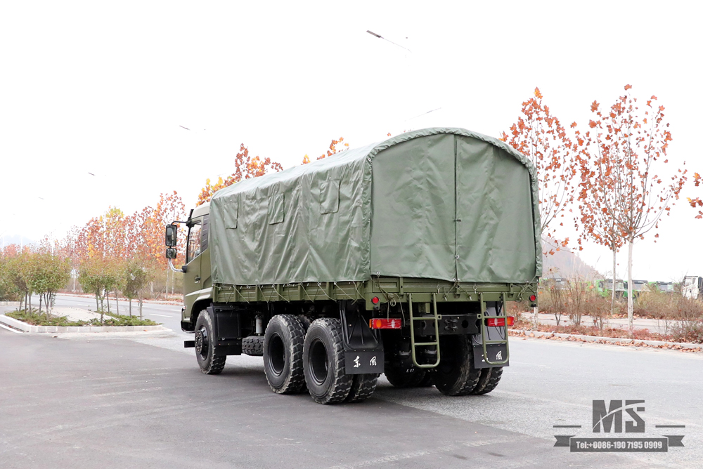 6x4 210 hp Dongfeng off-road truck_ Flathead Row Half Cab Transport truck Cargo Truck For sale_Dongfeng Export Special Vehicle