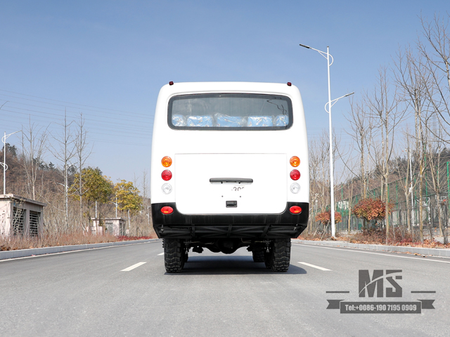 Dongfeng Six-wheel Drive Off Road Bus 190 hp 6*6 Manual Six-speed Bus with Bumper Dongfeng Bus for sale _Conversion Manufacturer Export Special Vehicle