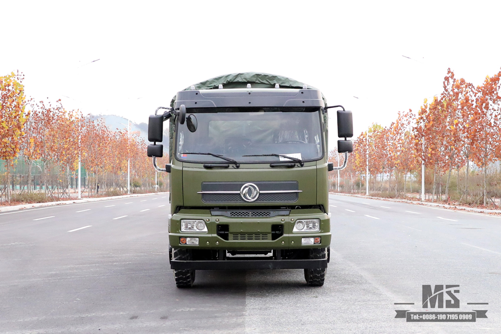 6x4 210 hp Dongfeng off-road truck_ Flathead Row Half Cab Transport truck Cargo Truck For sale_Dongfeng Export Special Vehicle