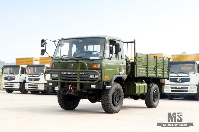 4*4 Dongfeng 2070 Off Road Truck_ 190hp One and a half 153 Cab Transport Truck for Sale_Dongfeng Four wheel Drive Export Special Vehicle