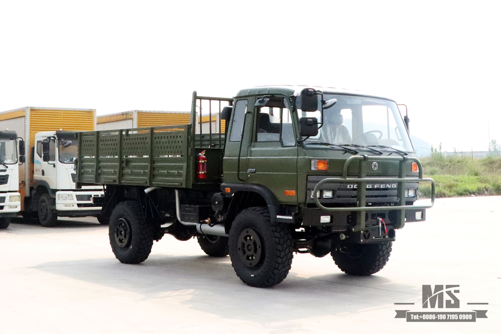 4*4 Dongfeng 2070 Off Road Truck_ 190hp One and a half 153 Cab Transport Truck for Sale_Dongfeng Four wheel Drive Export Special Vehicle