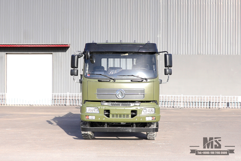6x4 Dongfeng off-road truck_210 hp Flathead Row Half Cab Modification Transport truck_Dongfeng Cargo Truck Export Special Vehicle