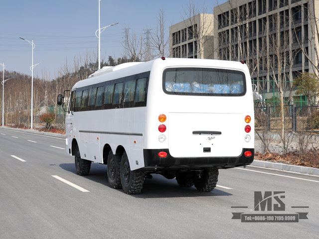 Dongfeng Six-wheel Drive Off Road Bus 190 hp 6*6 Manual Six-speed Bus with Bumper Dongfeng Bus for sale _Conversion Manufacturer Export Special Vehicle