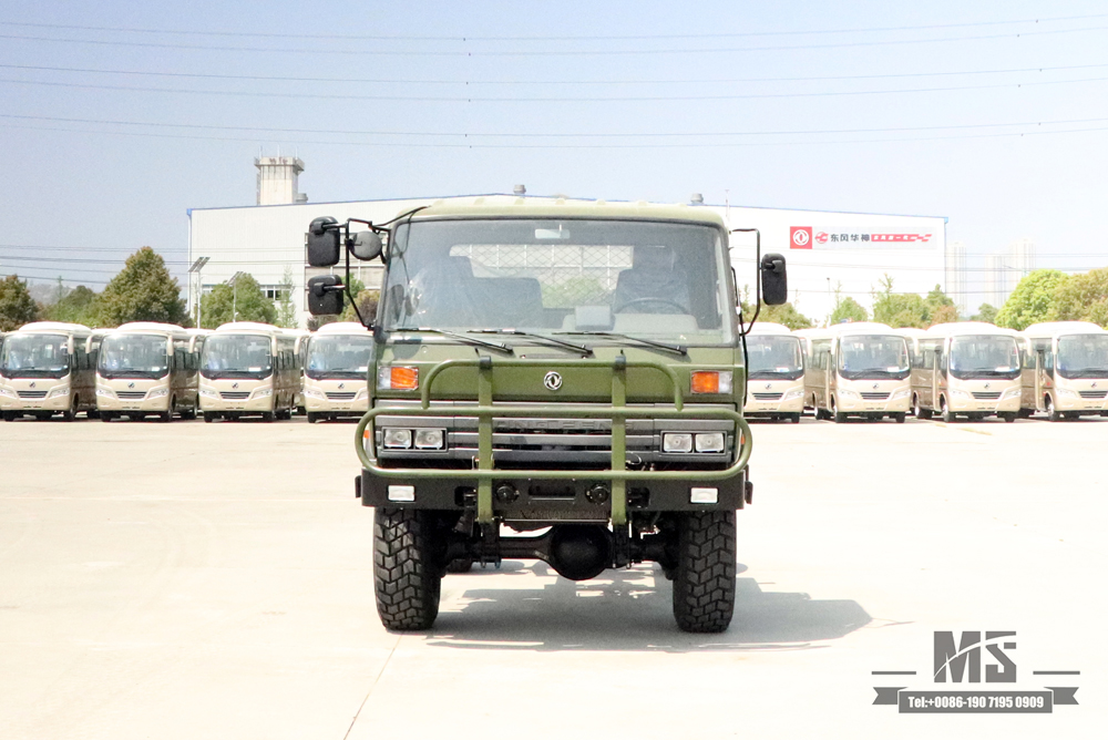 4*4 Dongfeng 2070 Off Road Truck Chassis_ 190hp One and a half 153 Cab Transport Truck Chassis for Sale_Dongfeng Four wheel Drive Export Special Vehicle Chassis