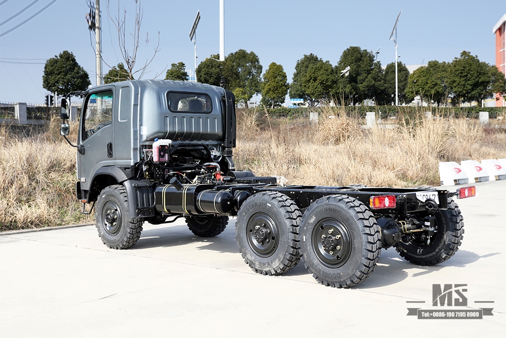 Dongfeng EQ2082 Chassis 6*6 Truck Flathead Chassis Modification_ 6WD Chassis "Bobcat" Six Wheel Drive Chassis Configuration_Export Special Vehicle Chassis Manufacturer