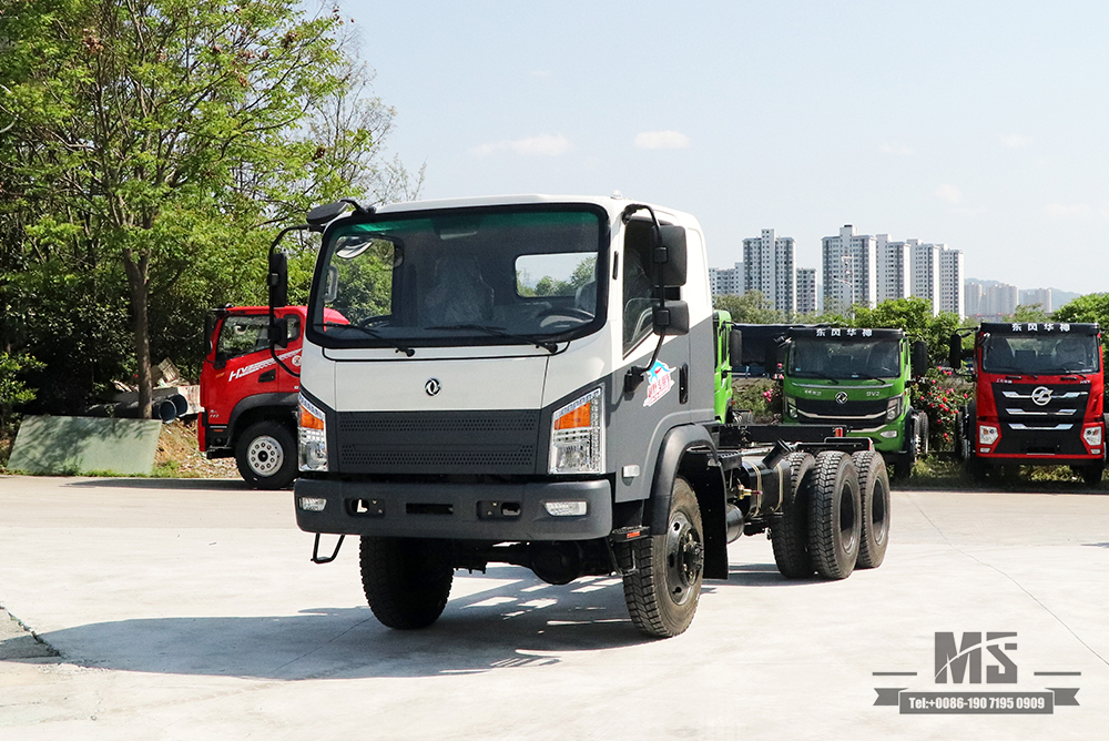 5T 6WD Light Truck Chassis_6*6 260hp Diesel Off-road Truck Chassis_"Bobcat" Dongfeng Six Wheel Drive Truck Chassis for Sale_Export Special Purpose Vehicle