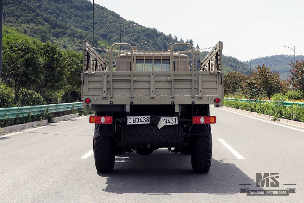 Dongfeng Four Wheel Drive Cargo Truck Long-head 2.5-ton Off-road Truck_4*4 New Pointed Cab Truck_Long-distance Truck with Winch Export Special Purpose Vehicle