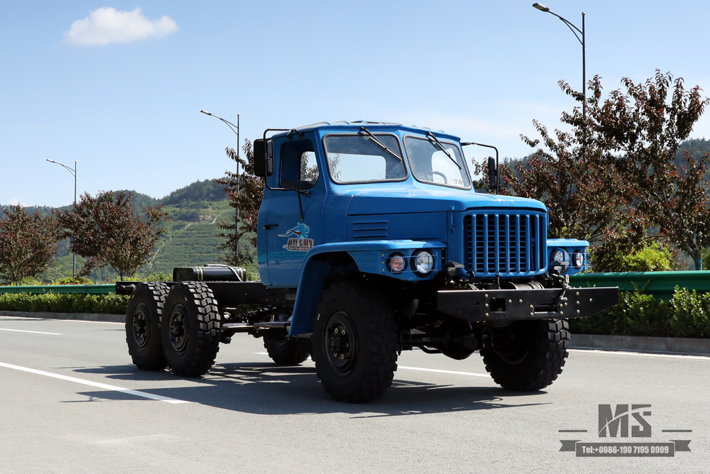 170 hp EQ2082 Chassis_Dongfeng six-wheel drive EQ2082 off-road truck chassis_Double glass 240 transport vehicle_6×6 pointed 25Y truck export special chassis
