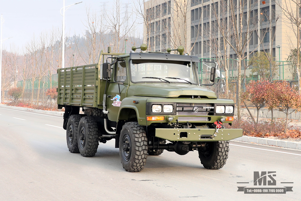 6×6 Dongfeng EQ2082 _170 hp EQ2082 Six-wheel drive Double Glass Off-road Special Truck_240 Transport Vehicle_Export Special Vehicle