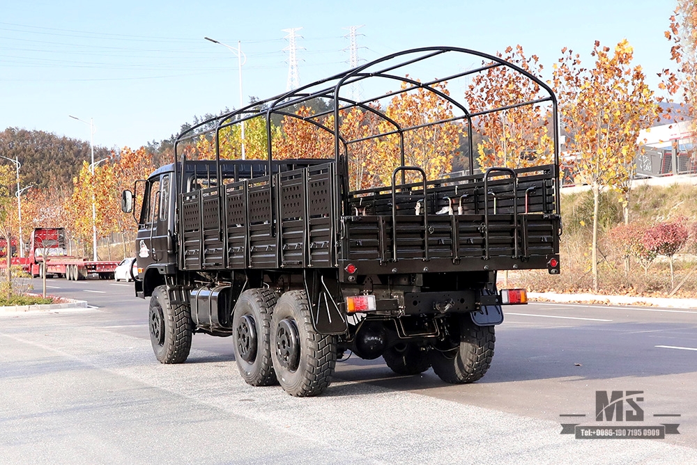 Dongfeng EQ2102 Off-road Three-axle Truck_190 HP Six wheel Drive Black Cargo Vehicle_All-wheel drive EQ2102G Export Special Purpose Vehicle