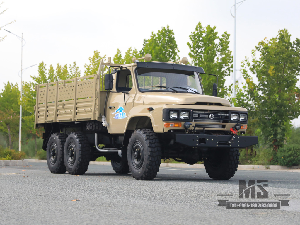 6x6 Dongfeng EQ2082 SingleRow Cab Trucks 6WD Off-roacCargo Truck 