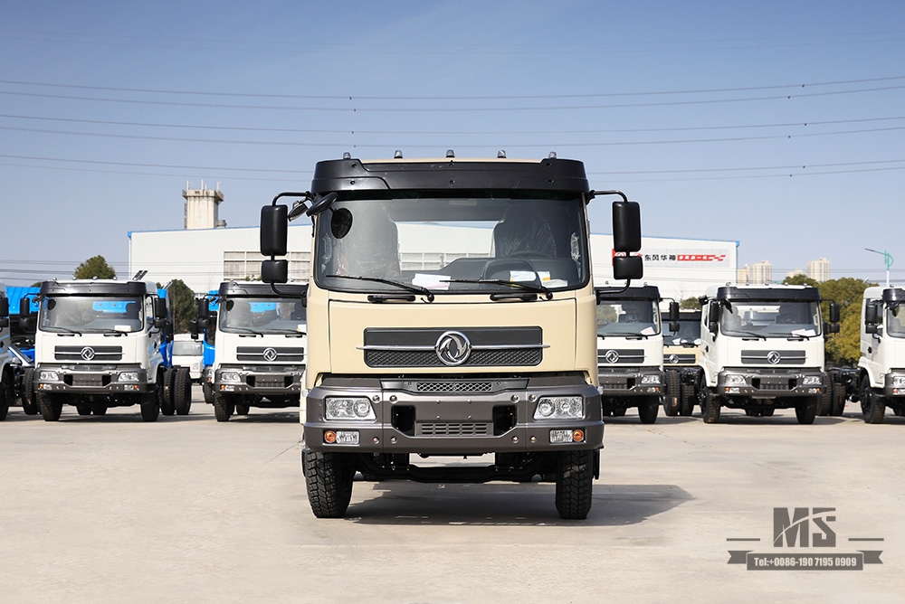 Dongfeng 4*2 Chassis _ 210 HP One and a half Row Cab Truck Chassis Commercial Vehicle_Dongfeng 4*2 Truck Chassis For Sale_Export Special Vehicle Chassis