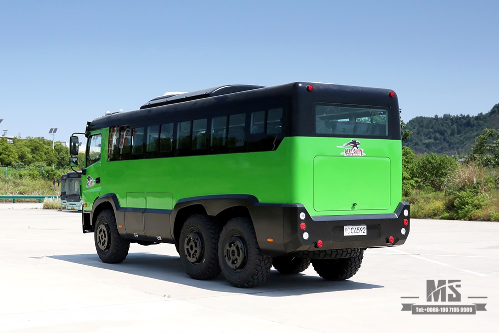 Dongfeng Six Wheel Drive Off-road Bus_6*6 All-drive 260hp County Bus 25-seat Bus_Modified Bus Export Special Vehicle