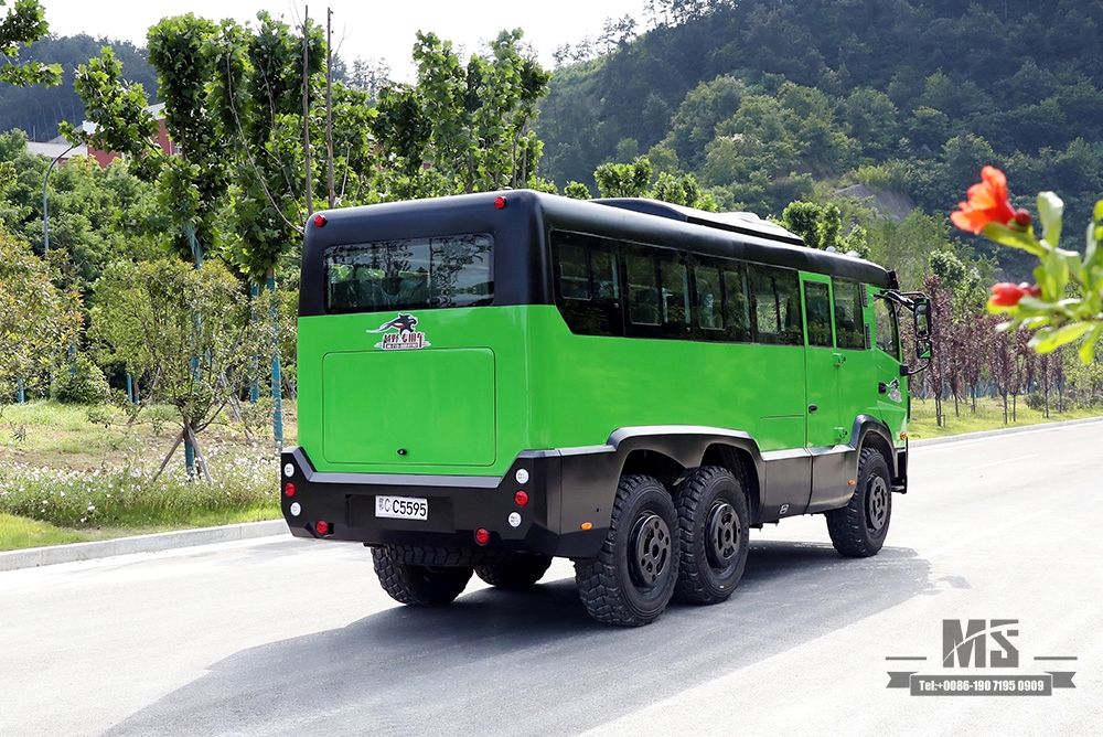 27-seat Bus Dongfeng Six Drive Off-road Bus_6*6 All-drive County Bus_260hp Modified Bus Export Special Vehicle