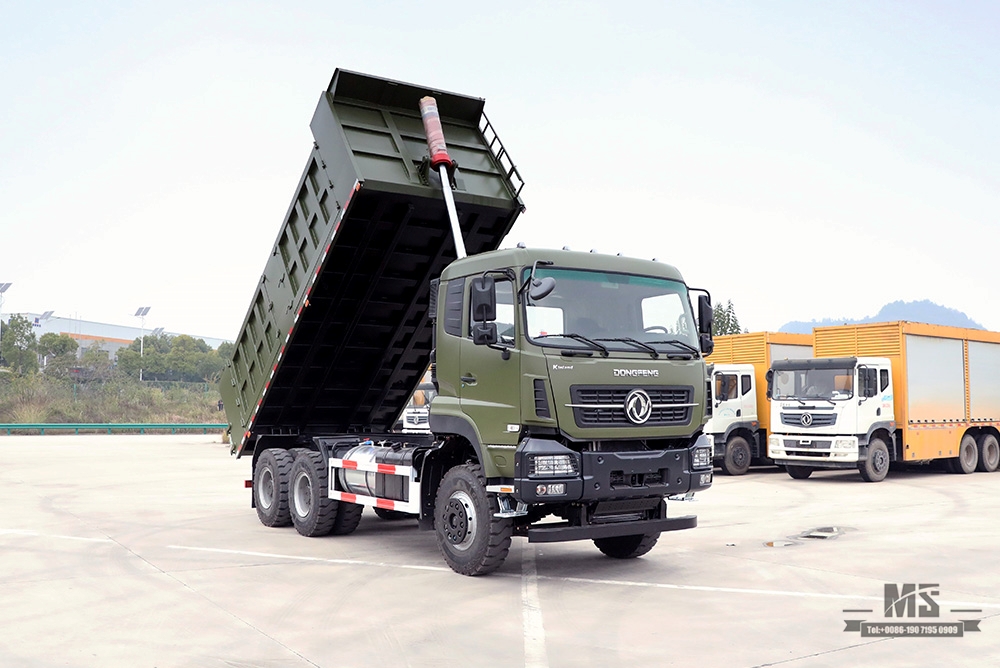 375hp Dongfeng 6*4 Dump Truck_Dongfeng 6x4 Flathead Row Half Tipper Truck For Sale_Export Special Vehicle