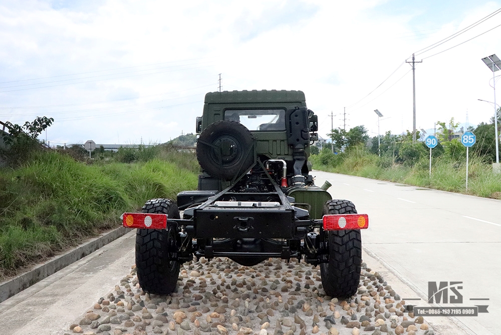 4*4 Dongfeng Off-road Truck Chassis_Four Wheel Drive One And a half Row Cab Cargo Truck Chassis_4WD Truck Export Special Purpose Vehicle Chassis