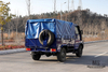 Blue Four-wheel Drive IVECO Off Road Truck_4*4 113hp Short Head Single Row Micro Light Truck With Tarpaulin Pole_Export Special Vehicle