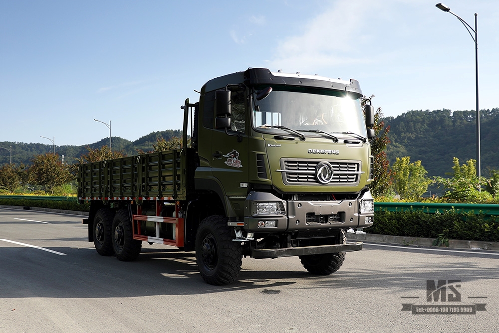 340hp Dongfeng Six wheel Drive Off Road Truck 6×6 Dongfeng Flat Head One and a Half Row Cargo Truck Vehicle AWD 6*6 Export Special Vehicle