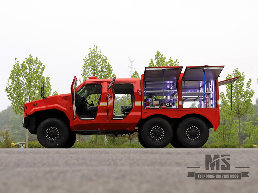 Dongfeng 6×6 Protective Armored Vehicle | Six-wheel Drive EQ5096 Double Row 300hp Protective Emergency Rescue Vehicle