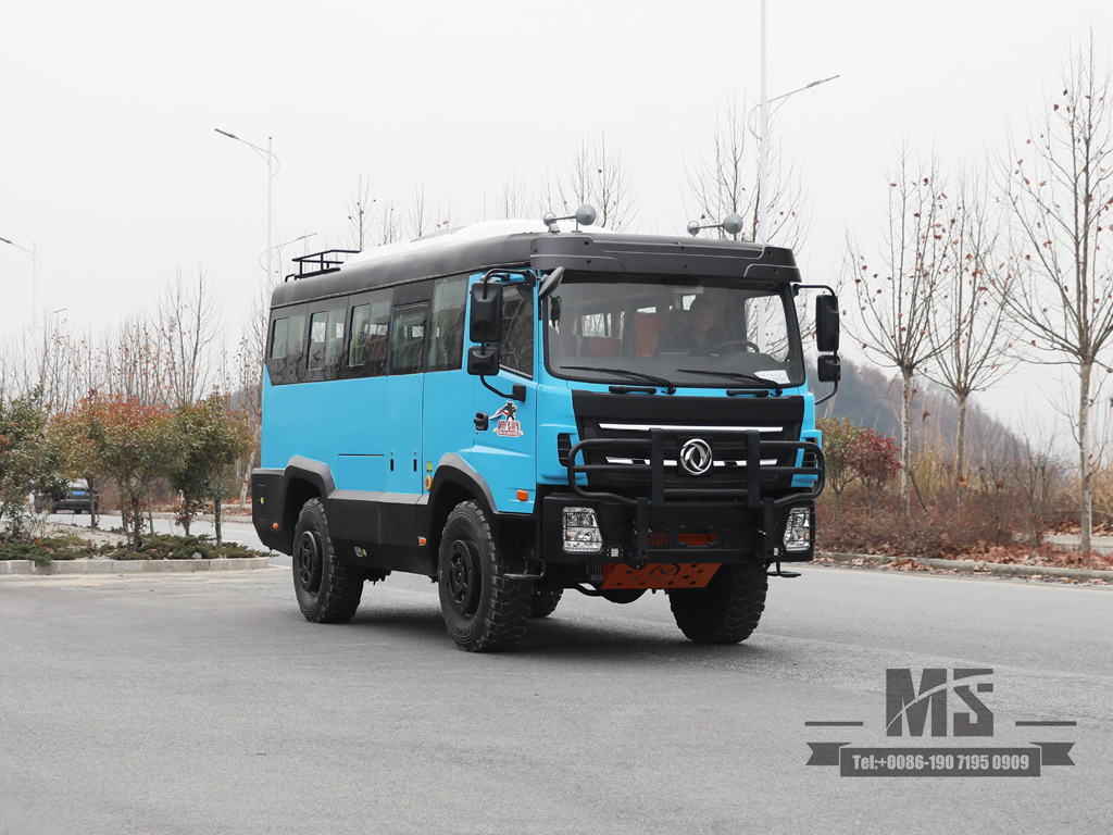 Dongfeng 4WD 21-seater country transport Bus | Desert Off-road Bus | China.