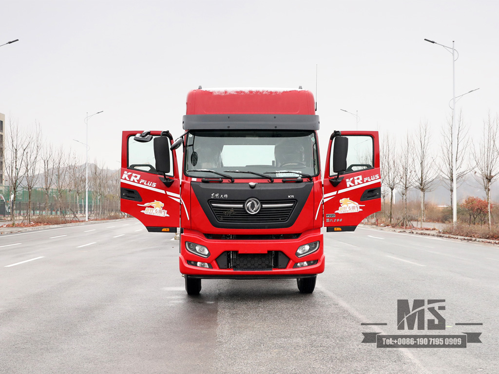 4×2 Flat Head High Roof Double Bedroom Cab Cargo Truck Chassis | Dongfeng 4*2 290HP Off Road Truck Chassis