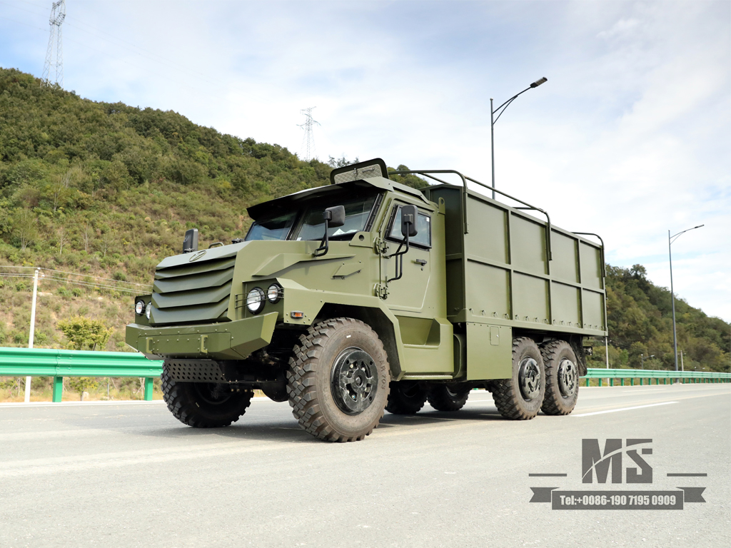 Six Wheel Drive Protective Transport Truck | cargo truck | Chinese cargo truck.