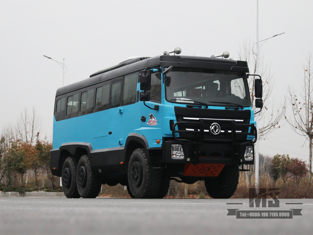 Dongfeng AWD 25 Seater Bus Dongfeng | 6x6 mountainBus Off-road Bus in Mining Areas made in china bus.