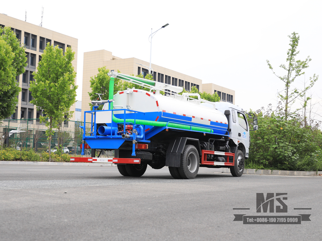 Dongfeng 4x2 sewage suction truck | Vacuum truck | 8-speed special vehicle | China | Tanker truck.