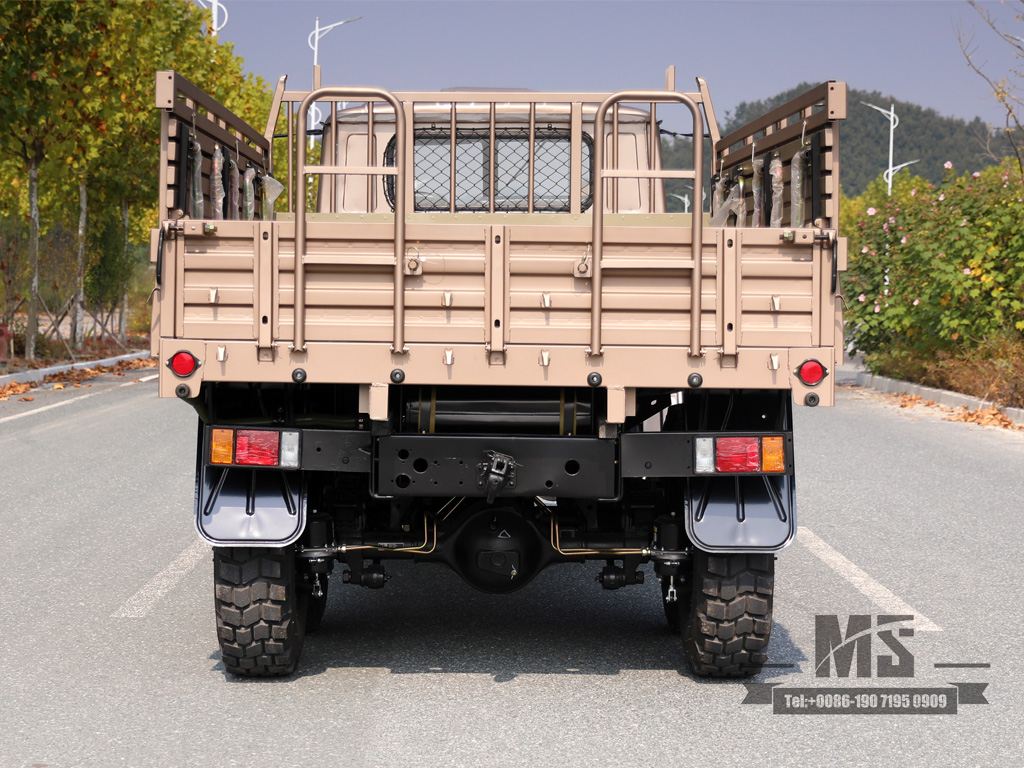 Classic EQ2082 Champagne Color Vehicle 6x6 Dongfeng pointed single row Mining Trucks Special Purpose Vehicle