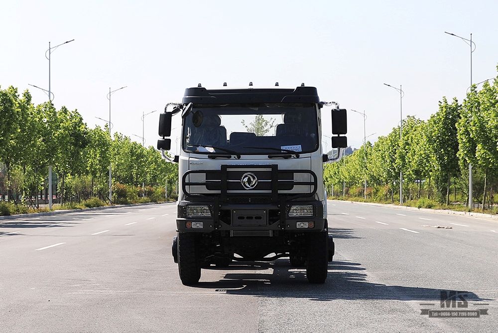 340 HP Dongfeng Six Wheel Drive Truck Chassis_6×6 Flathead 13T/13T Axle Truck Chassis_Dongfeng 6*6 Truck Chassis For Sale_Export Special Truck Chassis