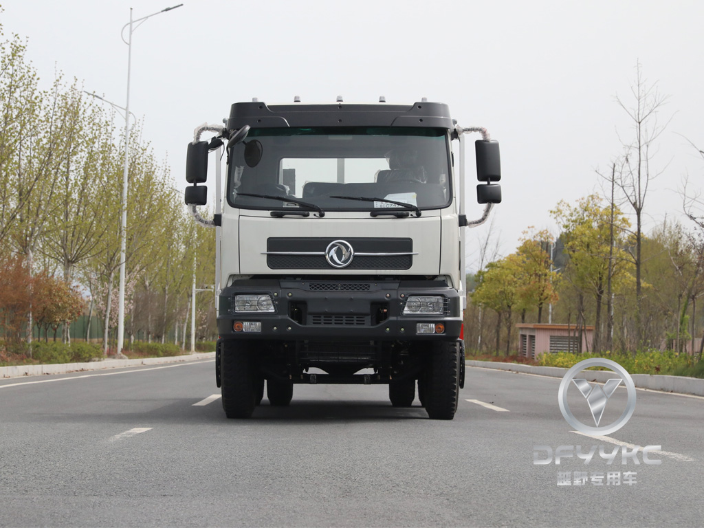 Dongfeng Flat-topped Semi-cab | Excavator Transport Vehicle | Excavator Towing Flatbed Truck Hook Machine Board | Hydraulic Ladder Truck Tandem Trailer | 