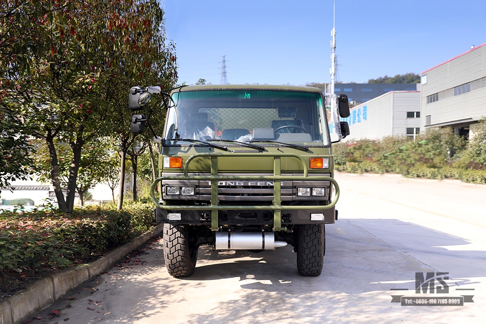 190HP Dongfeng EQ2102 Tanker Truck _Dongfeng Six-wheel drive Off-road Special Chassis Modified 8~10m³ Tanker Truck_Export Special Purpose Vehicle